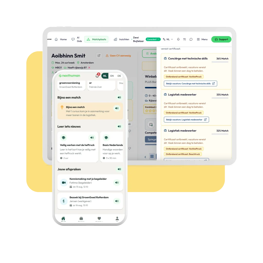 Matching met de InwonerApp